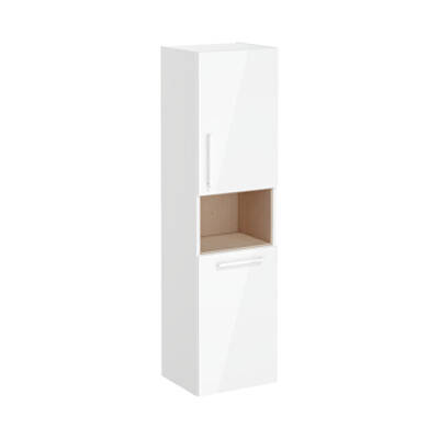 VitrA Root Flat 40 cm Çamaşır Sepetli Parlak Beyaz Boy Dolabı - VİTRA