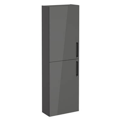 VitrA Root Flat 55 cm Dar Parlak Antrasit Boy Dolabı - VİTRA