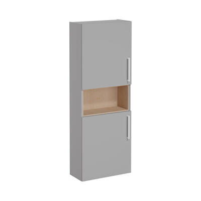 VitrA Root Flat 55 Dar Kısa Mat Kaya Gri Boy Dolabı - VİTRA