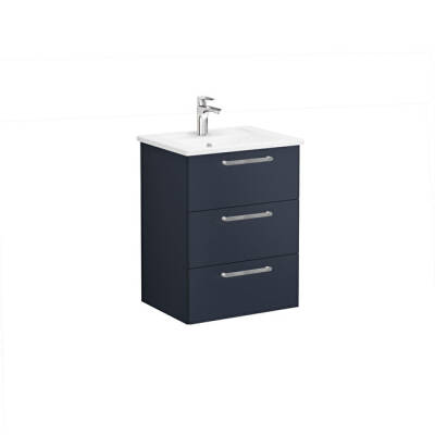 VitrA Root Flat 60 cm Mat Lacivert Lavabo Alt Dolabı - VİTRA