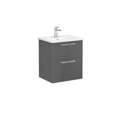 VitrA Root Flat 60 cm Parlak Antrasit Lavabo Alt Dolabı - VİTRA