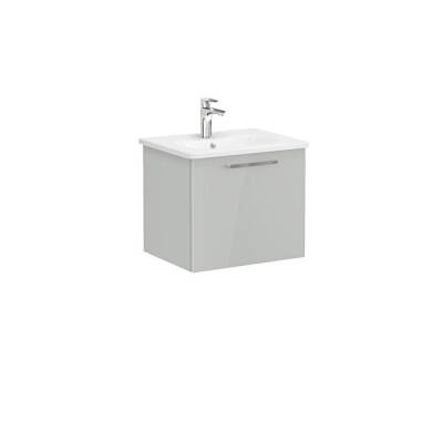 VitrA Root Flat 60 cm Parlak İnci Grisi Lavabo Alt Dolabı - VİTRA