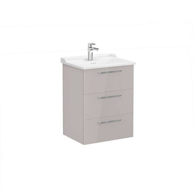 VitrA Root Flat 60 cm Parlak Sahra Beji Lavabo Alt Dolabı - VİTRA
