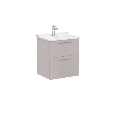 VitrA Root Flat 60 cm Parlak Sahra Beji Lavabo Alt Dolabı - VİTRA