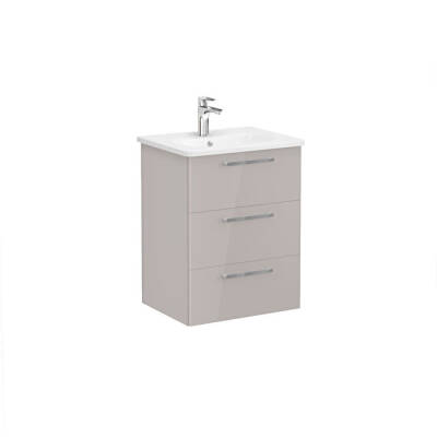 VitrA Root Flat 60 cm Parlak Sahra Beji Lavabo Alt Dolabı - VİTRA