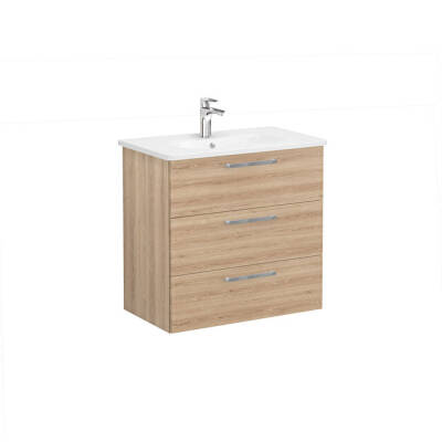 VitrA Root Flat 80 cm Doğal Meşe Lavabo Alt Dolabı - VİTRA