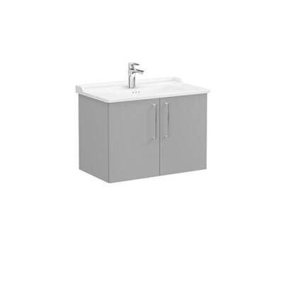 VitrA Root Flat 80 cm Mat Kaya Gri Lavabo Alt Dolabı - VİTRA