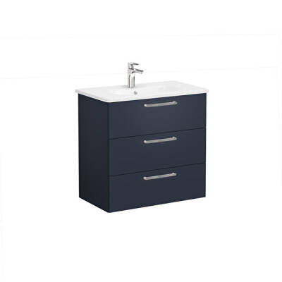 VitrA Root Flat 80 cm Mat Lacivert Lavabo Alt Dolabı - VİTRA