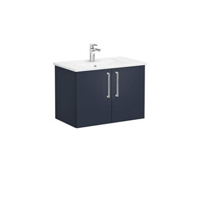 VitrA Root Flat 80 cm Mat Lacivert Lavabo Alt Dolabı - VİTRA