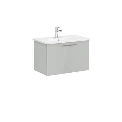 VitrA Root Flat 80 cm Parlak İnci Grisi Lavabo Alt Dolabı - VİTRA