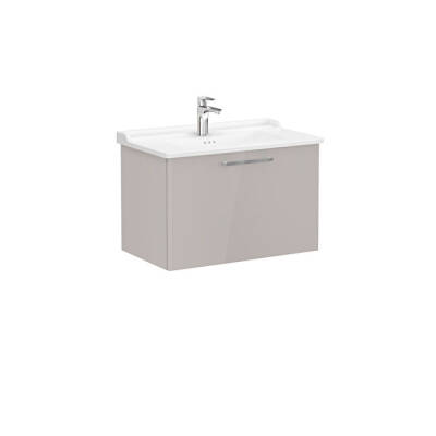 VitrA Root Flat 80 cm Parlak Sahra Beji Lavabo Alt Dolabı - VİTRA