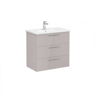 VitrA Root Flat 80 cm Parlak Sahra Beji Lavabo Alt Dolabı - VİTRA
