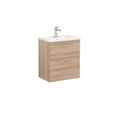 VitrA Root Flat Lavabo Dolabı, 2 Çekmeceli, Dar, 60 cm - VİTRA