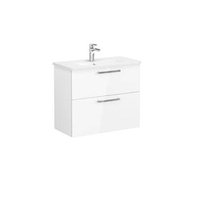VitrA Root Flat Lavabo Dolabı, 2 Çekmeceli, Dar, 80 cm - VİTRA