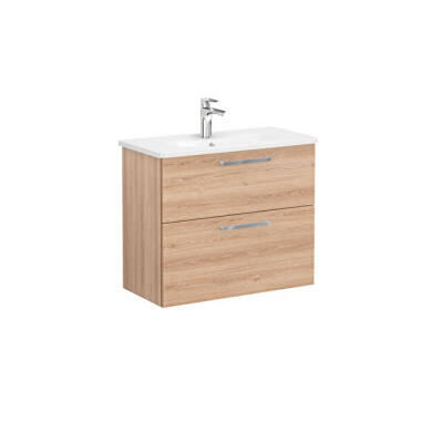 VitrA Root Flat Lavabo Dolabı, 2 Çekmeceli, Dar, 80 cm - VİTRA