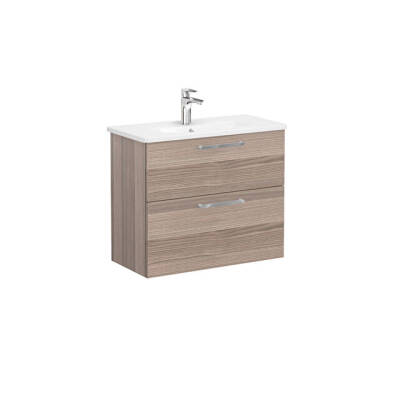 VitrA Root Flat Lavabo Dolabı, 2 Çekmeceli, Dar, 80 cm - VİTRA