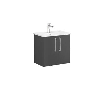 VitrA Root Flat Lavabo Dolabı, Kapaklı, 60 cm, Dar - VİTRA