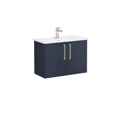 VitrA Root Flat Lavabo Dolabı, Kapaklı, 80 cm, Dar - VİTRA