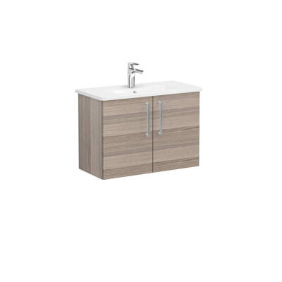 VitrA Root Flat Lavabo Dolabı, Kapaklı, 80 cm, Dar - VİTRA