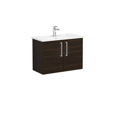 VitrA Root Flat Lavabo Dolabı, Kapaklı, 80 cm, Dar - VİTRA