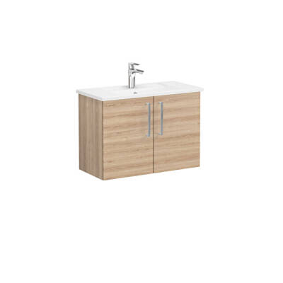 VitrA Root Flat Lavabo Dolabı, Kapaklı, 80 cm, Dar - VİTRA