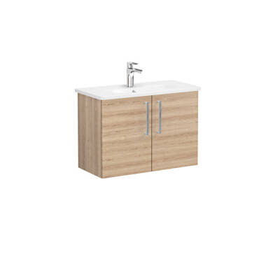 VitrA Root Flat Lavabo Dolabı, Kapaklı, 80 cm, Dar - VİTRA