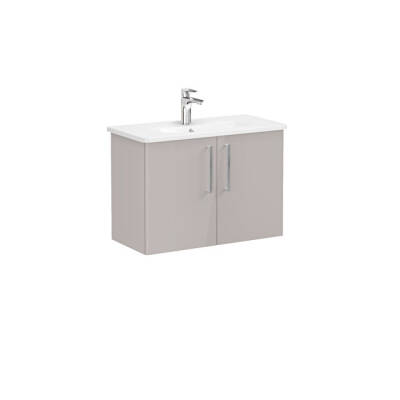 VitrA Root Flat Lavabo Dolabı, Kapaklı, 80 cm, Dar - VİTRA