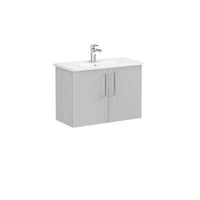VitrA Root Flat Lavabo Dolabı, Kapaklı, 80 cm, Dar - VİTRA