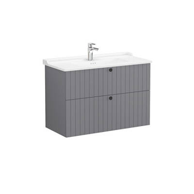 VitrA Root Groove, Lavabo Dolabı, 100 cm, 2 Çekmeceli - VİTRA