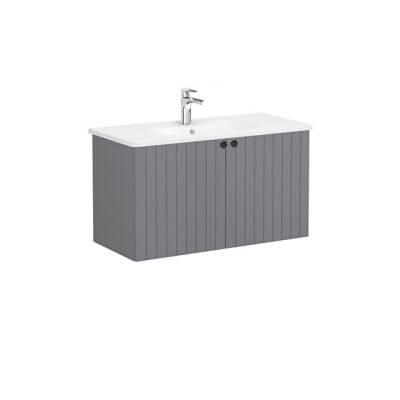 VitrA Root Groove, Lavabo Dolabı, 100 cm, Kapaklı - VİTRA