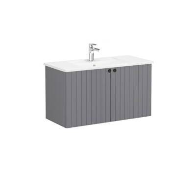 VitrA Root Groove, Lavabo Dolabı, 100 cm, Kapaklı - VİTRA
