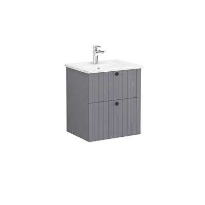 VitrA Root Groove, Lavabo Dolabı, 60 cm, 2 Çekmeceli - VİTRA