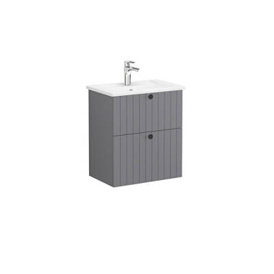VitrA Root Groove, Lavabo Dolabı, 60 cm, 2 Çekmeceli - VİTRA