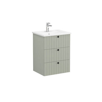 VitrA Root Groove, Lavabo Dolabı, 60 cm, 3 Çekmeceli - VİTRA
