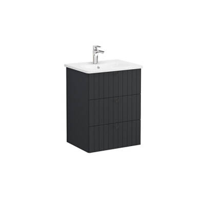 VitrA Root Groove, Lavabo Dolabı, 60 cm, 3 Çekmeceli - VİTRA