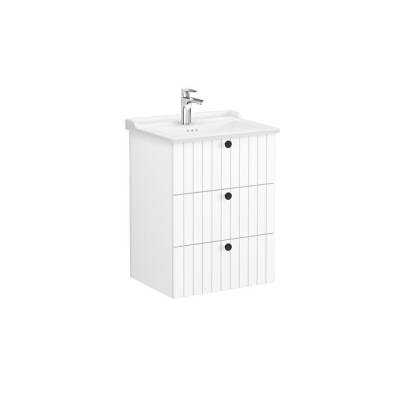 VitrA Root Groove, Lavabo Dolabı, 60 cm, 3 Çekmeceli - VİTRA