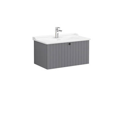 VitrA Root Groove, Lavabo Dolabı, 80 cm, 1 Çekmeceli - VİTRA