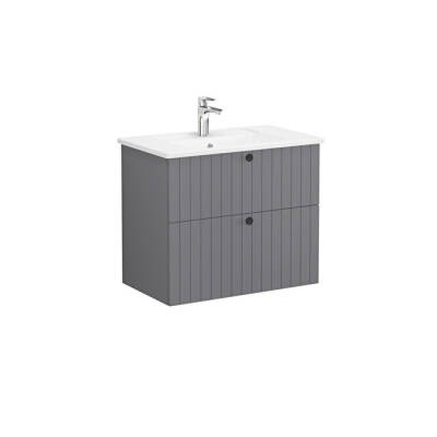 VitrA Root Groove, Lavabo Dolabı, 80 cm, 2 Çekmeceli - VİTRA