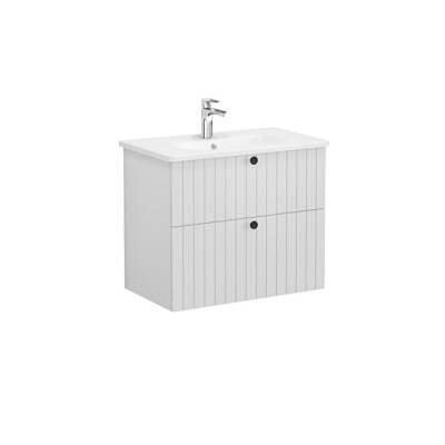 VitrA Root Groove, Lavabo Dolabı, 80 cm, 2 Çekmeceli - VİTRA