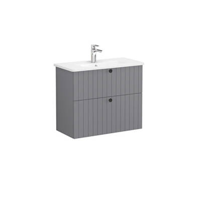 VitrA Root Groove, Lavabo Dolabı, 80 cm, 2 Çekmeceli - VİTRA