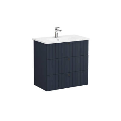 VitrA Root Groove, Lavabo Dolabı, 80 cm, 3 Çekmeceli - VİTRA