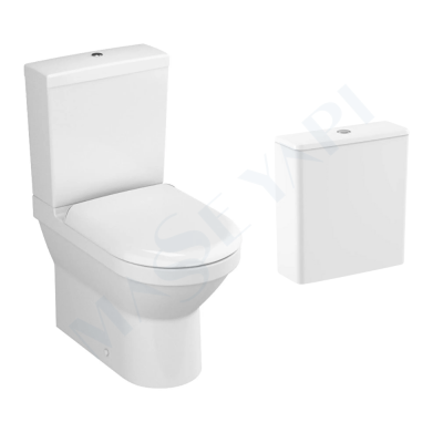 Vitra S50 Rim-ex Duvara Tam Dayalı Klozet Seti(Klozet+ Rezervuar+Kapak+İçset) - GROHE