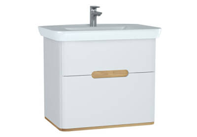 VitrA Sento 80 cm Çekmeceli Lavabo Alt Dolabı - VİTRA