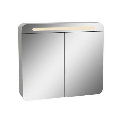 VitrA Sento 80 cm Mat Açık Gri Dolaplı Ayna - VİTRA