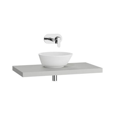 VitrA Stand İnce Tezgah, 90 cm, Mat Açık Gri - VİTRA