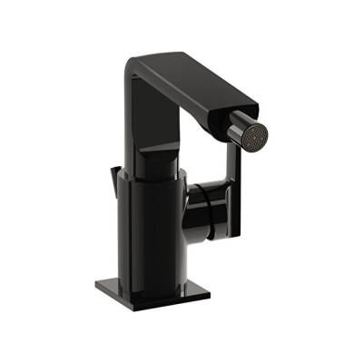 VitrA Suit Bide Bataryası Sifon Kumandalı Parlak Siyah - VİTRA