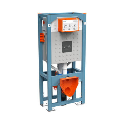 VitrA V12 Asma Klozetler için Alçıpan Duvar Uyumlu Gömme Rezervuar 12 cm, 2.5/4 L - VİTRA