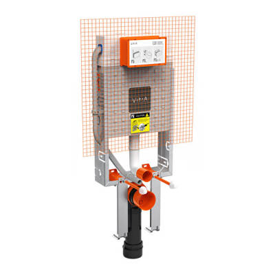 VitrA V12 Asma Klozetler için Gömme Rezervuar 12 cm, 2.5/4 L - VİTRA