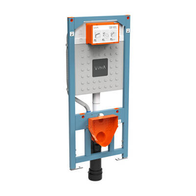 VitrA V12 Asma Klozetler için Karkas Profil Sistemlere Montaj Alçıpan Duvara Uyumlu Gömme Rezervuar 12 cm 3/6 L - VİTRA