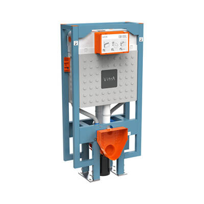 VitrA V8 Asma Klozetler Alçıpan Duvar Uyumlu Sırt Sırta Uygulamalı Gömme Rezervuar 8 cm, 3/6 L - VİTRA